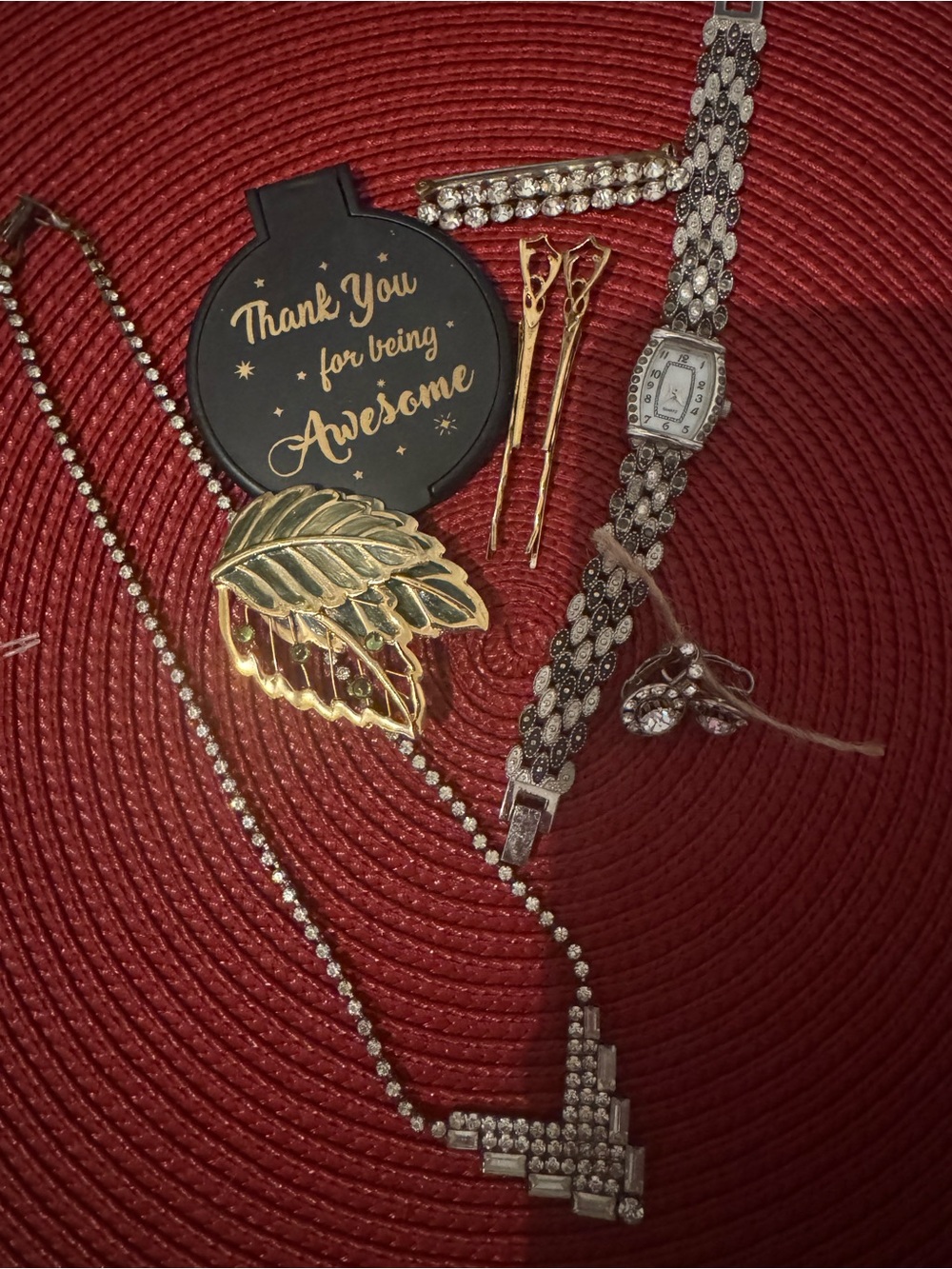 Vintage-Inspired Rhinestone Set